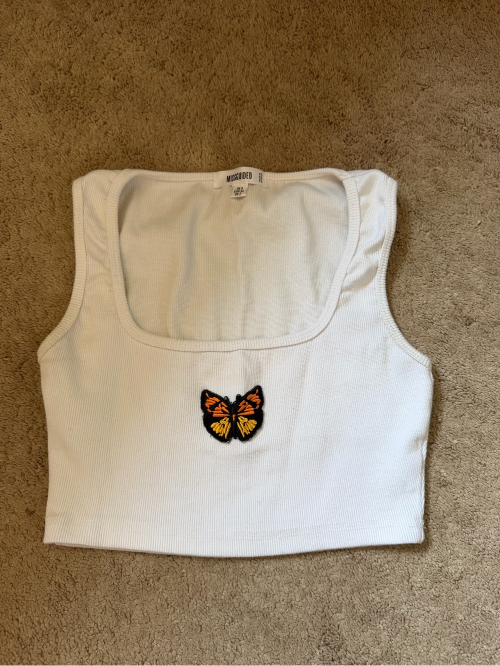 Misguided size 2 butterfly tank